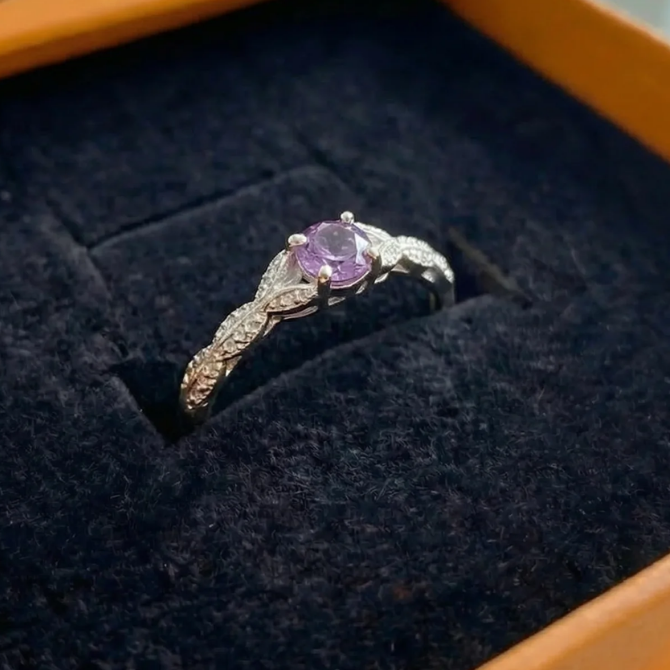 Amelys Fern Ring | White Gold