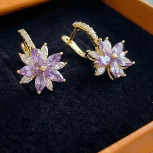 Amethelis Flora Earrings | Gold