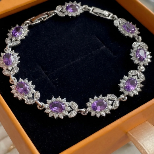Iridessa Violetthorn Bracelet | White Gold