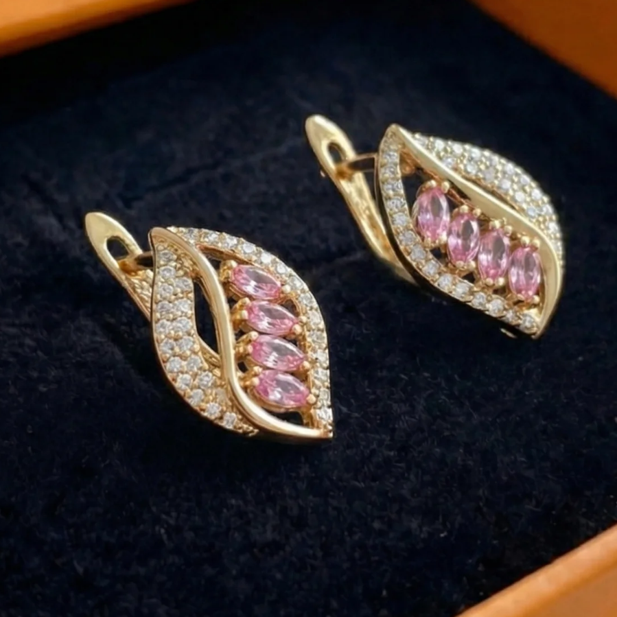 Isola Blushlune Earrings | Gold