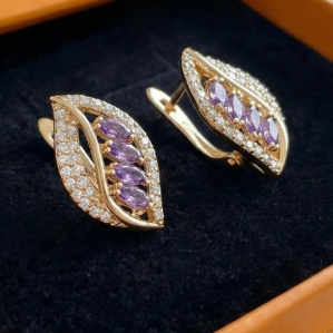 Isola Lilavere Earrings | Rose Gold