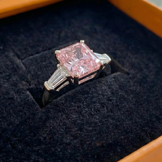 Pink Verve Ring | White Gold